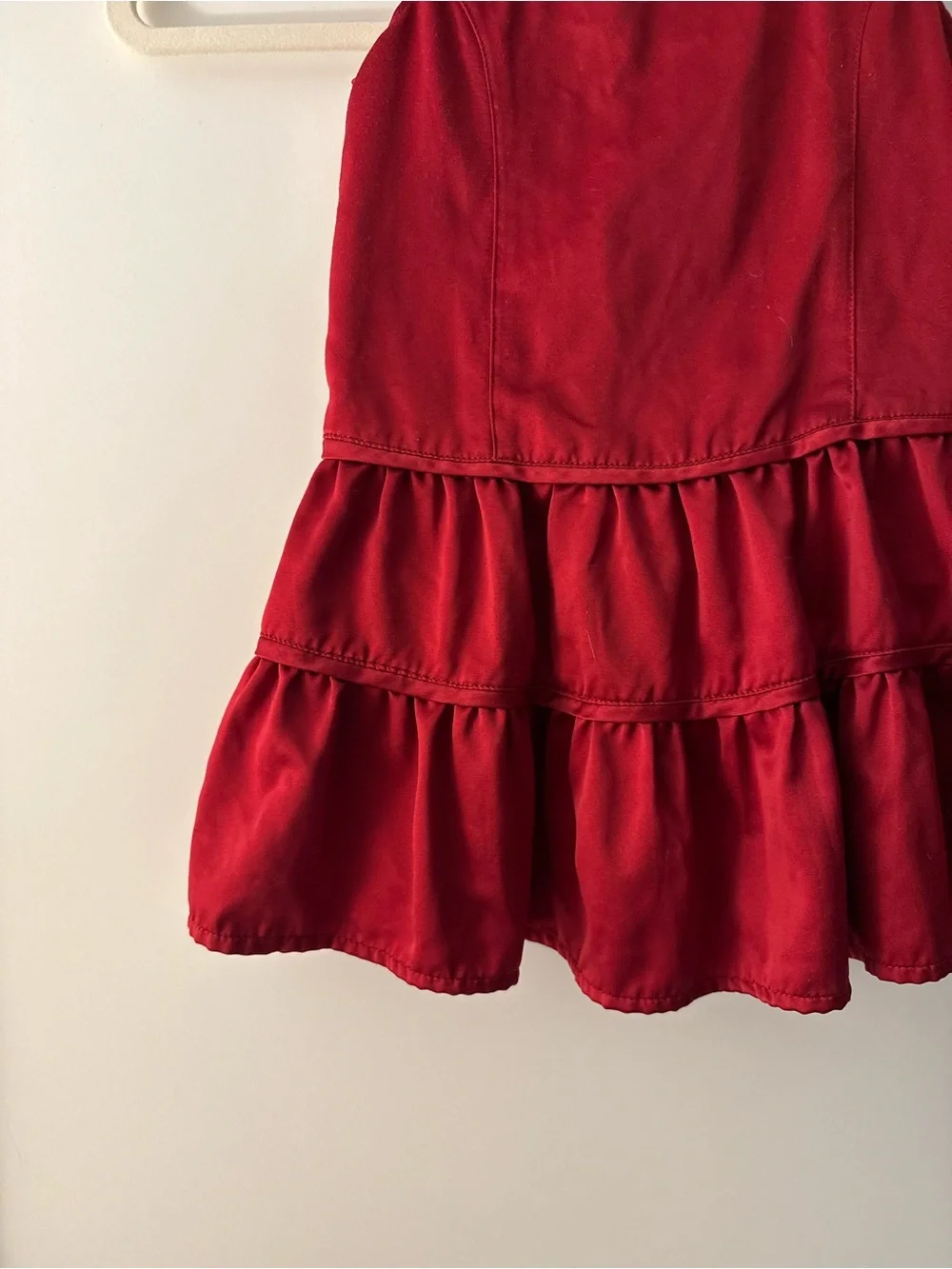 Old Navy Red Tiered Sleeveless Dress